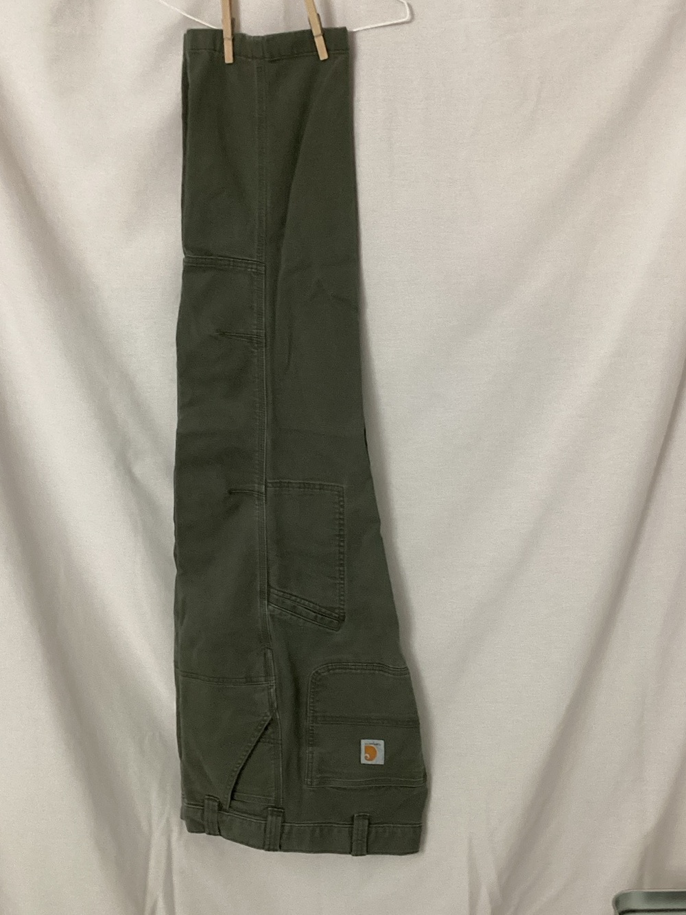 Carhartt Men’s Dark Olive Green Cargo Work Pants